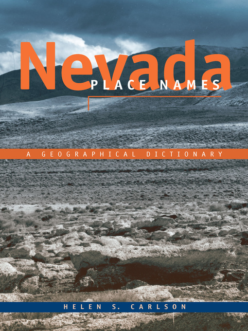 Title details for Nevada Place Names by Helen S. Carlson - Available